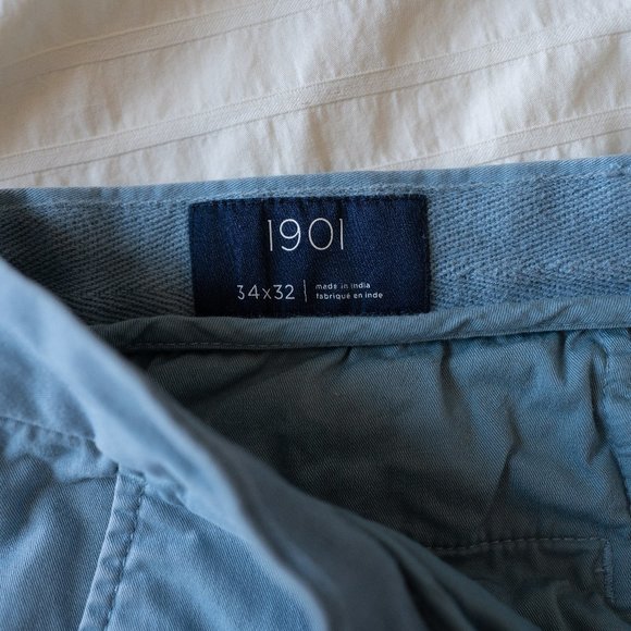 Nordstrom 1901 Pants Size 34/32 Light Blue - Picture 4 of 8